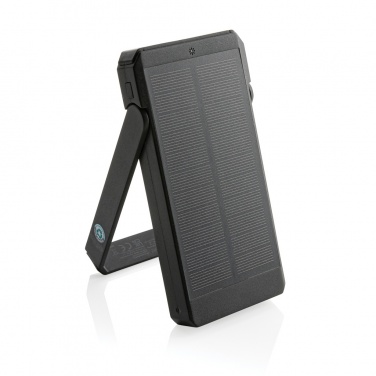 Logo trade promotional gifts picture of: Skywave RCS recycled plastic solar powerbank 10000 mAh