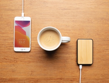 Logo trade promotional merchandise image of: RCS recycled plastic 5.000 mAh Powerbank