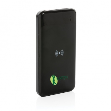 Logotrade promotional product picture of: RCS standard recycled plastic wireless powerbank