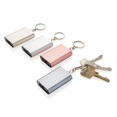 Logo trade promotional merchandise picture of: 1.000 mAh keychain powerbank