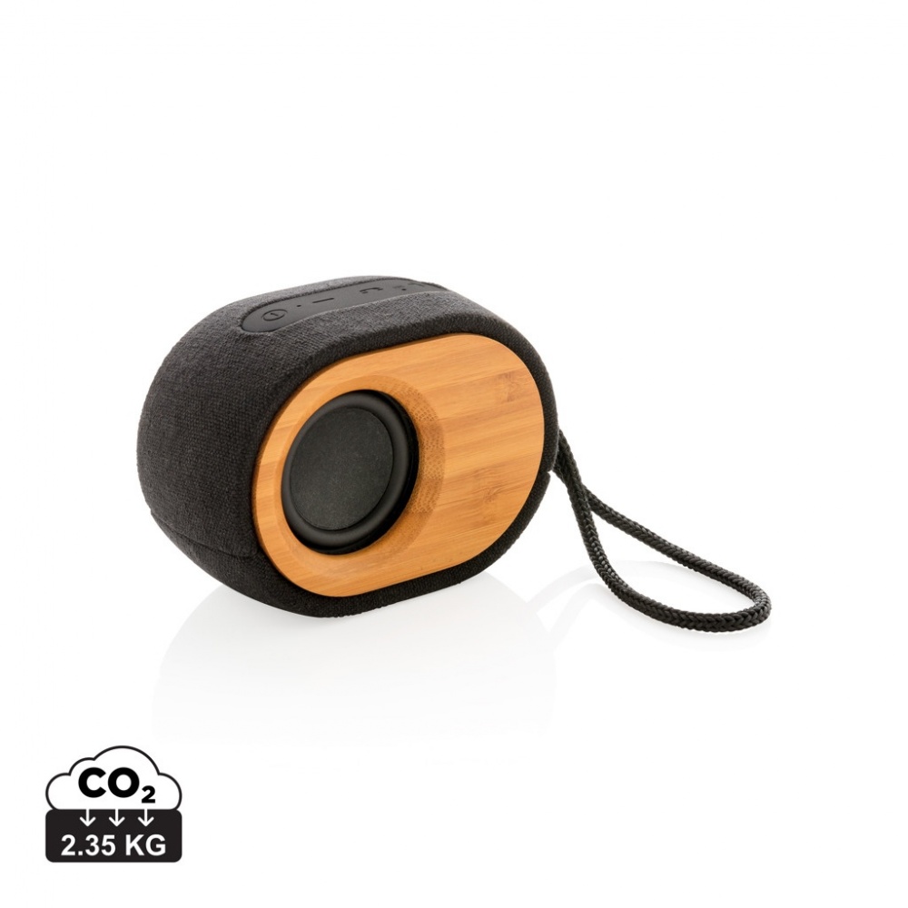 Logo trade promotional products image of: Bamboo X  speaker