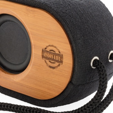 Logo trade promotional products image of: Bamboo X  speaker