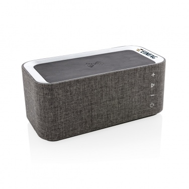 Logotrade promotional giveaway picture of: Vogue wireless charging speaker