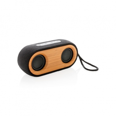Logotrade promotional gift picture of: Bamboo X double speaker