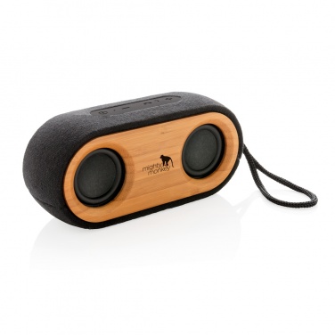 Logotrade advertising products photo of: Bamboo X double speaker