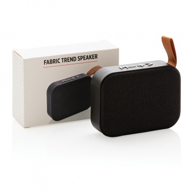 Logo trade promotional merchandise picture of: Fabric trend speaker