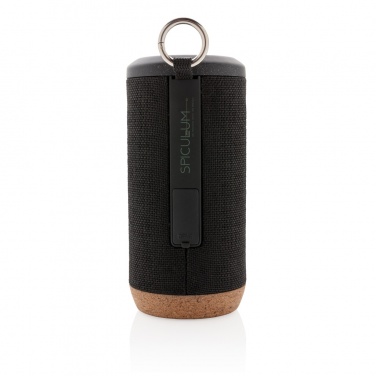 Logo trade promotional items picture of: Baia 10W wireless speaker, cork
