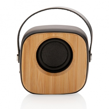Logo trade promotional gifts picture of: Bamboo 3W Wireless Fashion Speaker