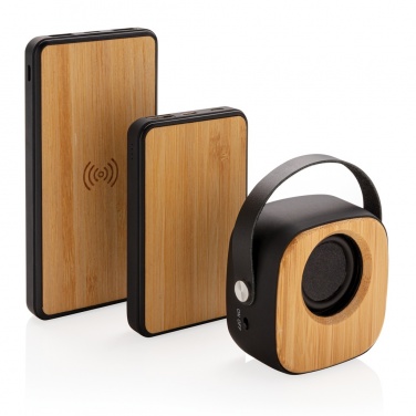 Logotrade promotional items photo of: Bamboo 3W Wireless Fashion Speaker