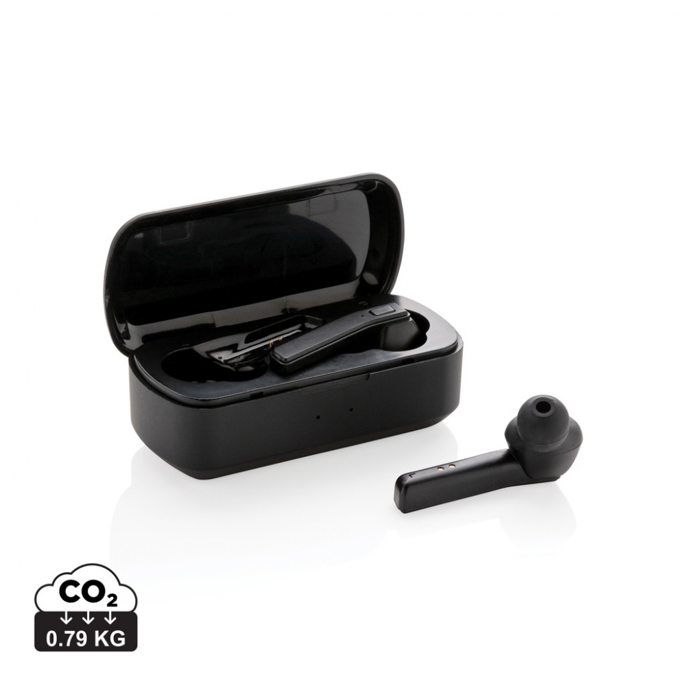 Logotrade advertising products photo of: Free Flow TWS earbuds in charging case