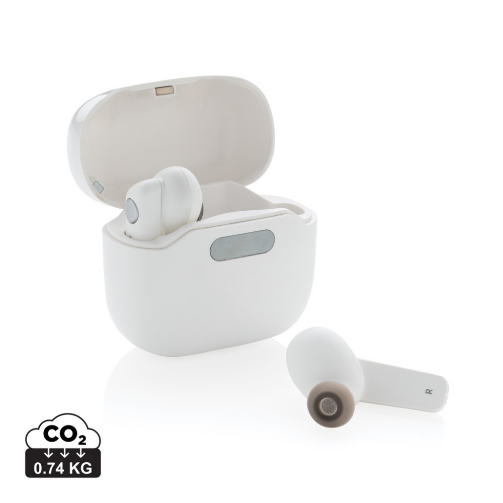 Logo trade advertising products picture of: TWS earbuds in UV-C sterilising charging case