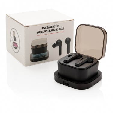 Logotrade corporate gifts photo of: TWS earbuds in wireless charging case