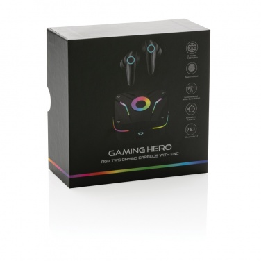 Logotrade promotional product picture of: RGB gaming earbuds with ENC