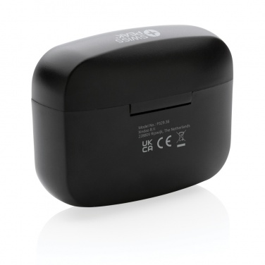 Logo trade business gifts image of: Swiss Peak ANC TWS earbuds