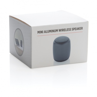 Logotrade corporate gifts photo of: Mini aluminium wireless speaker