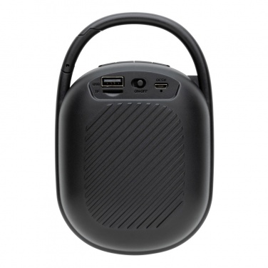 Logotrade advertising products photo of: RCS recycled plastic Lightboom 5W Clip speaker