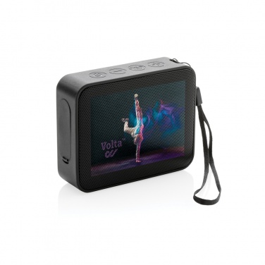 Logo trade corporate gifts image of: Urban Vitamin Vallejo RCS rplastic 3W speaker IPX 7