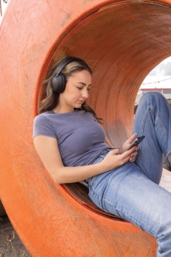 Logotrade promotional giveaway image of: Urban Vitamin Cupertino RCS rplastic ANC headphone