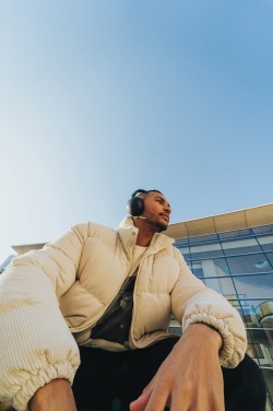 Logo trade promotional merchandise image of: Urban Vitamin Cupertino RCS rplastic ANC headphone