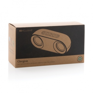 Logotrade promotional giveaway picture of: Oregon RCS recycled plastic and cork 10W speaker