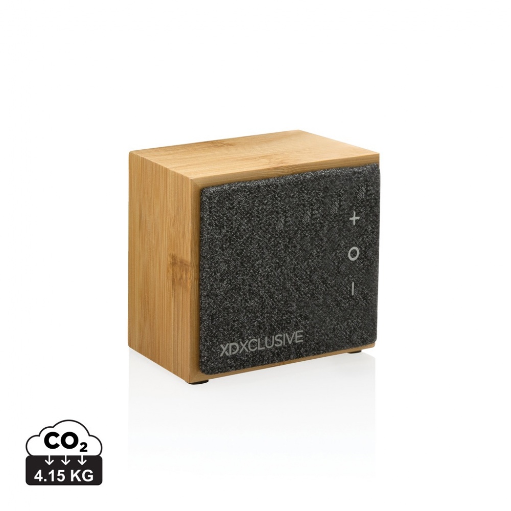 Logo trade promotional merchandise picture of: Wynn 5W bamboo wireless speaker