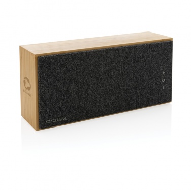 Logotrade promotional merchandise image of: Wynn 20W bamboo wireless speaker