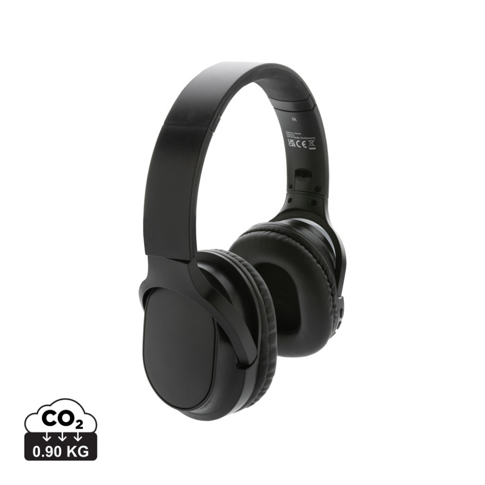 Logotrade corporate gift picture of: RCS recycled plastic Elite Foldable wireless headphone