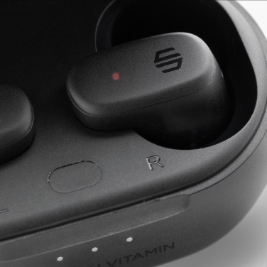 Logo trade promotional giveaway photo of: Urban Vitamin Gilroy hybrid ANC and ENC earbuds