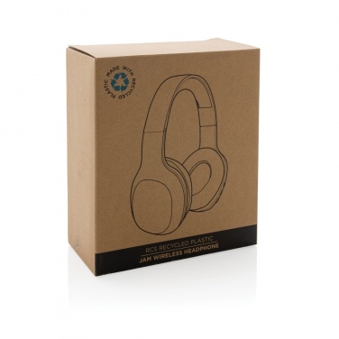 Logo trade business gift photo of: RCS recycled plastic JAM wireless headphone