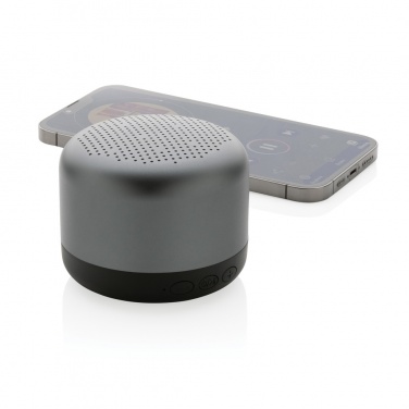 Logo trade promotional gift photo of: Terra RCS recycled aluminium 5W wireless speaker