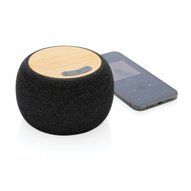 Logotrade promotional items photo of: RCS Rplastic/PET and bamboo 5W speaker