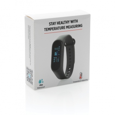 Logo trade promotional gifts picture of: Stay Healthy Bracelet Thermometer
