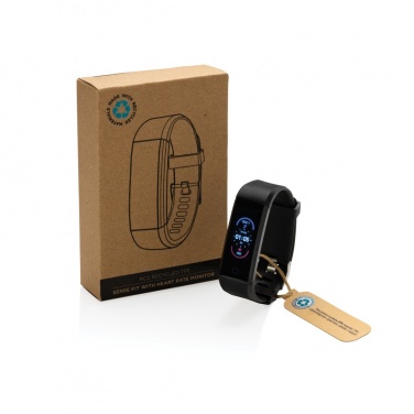 Logotrade corporate gift picture of: RCS recycled TPU Sense Fit with heart rate monitor