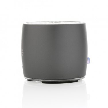 Logo trade promotional giveaway photo of: Swiss Peak RCS recycled aluminum 3W bass speaker