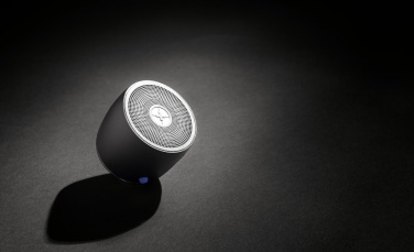 Logotrade promotional gifts photo of: Swiss Peak RCS recycled aluminum 3W bass speaker