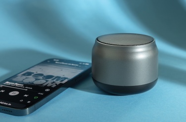 Logo trade promotional merchandise picture of: BeatBuddy recycled plastic 3W speaker