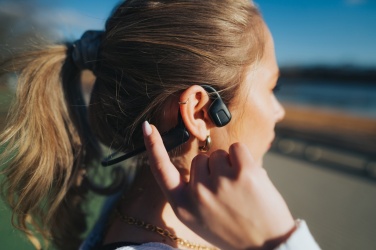 Logo trade promotional product photo of: Urban Vitamin Glendale RCS rplastic air conductive headphone