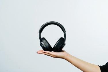 Logo trade advertising product photo of: Irvine RCS recycled and repairable ANC wireless headphone