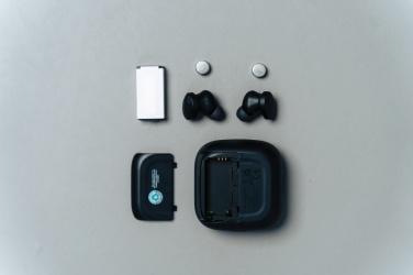 Logo trade promotional items picture of: Lakewood RCS recycled and repairable wireless earbuds
