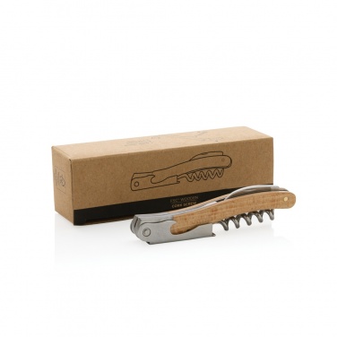 Logo trade promotional products picture of: Wooden Corkscrew