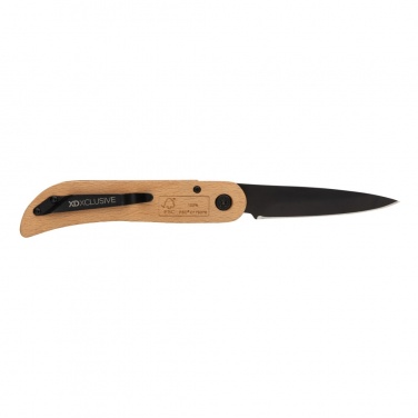Logo trade advertising products image of: Nemus Luxury Wooden knife with lock