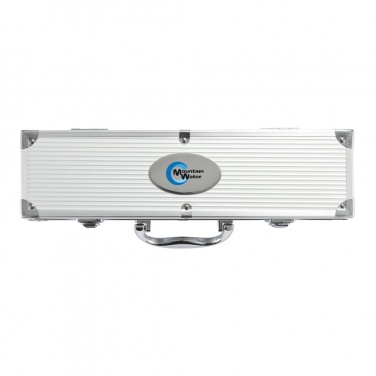 Logo trade promotional gift photo of: 3 pcs barbecue set in aluminium box