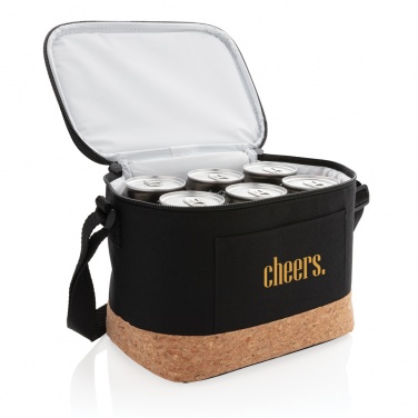 Logotrade advertising product image of: Two tone cooler bag with cork detail
