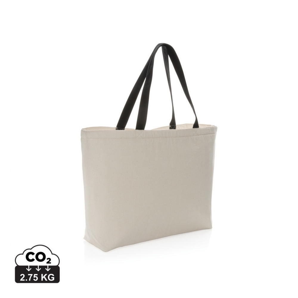 Logo trade promotional products image of: Impact Aware™ 285 gsm rcanvas large cooler tote undyed