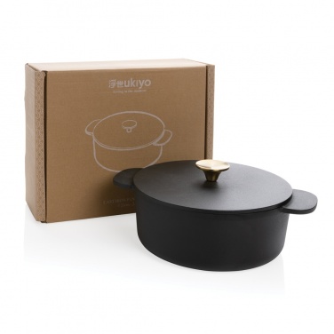 Logo trade promotional gift photo of: Ukiyo cast iron pan medium