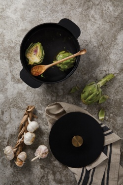 Logo trade promotional item photo of: Ukiyo cast iron pan large