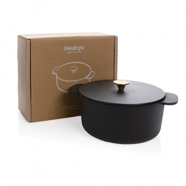Logo trade promotional item photo of: Ukiyo cast iron pan large