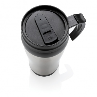 Logo trade business gifts image of: Stainless steel mug