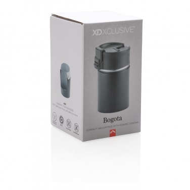 Logo trade promotional merchandise picture of: Bogota compact vacuum mug with ceramic coating