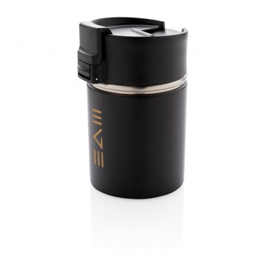Logo trade business gift photo of: Bogota compact vacuum mug with ceramic coating